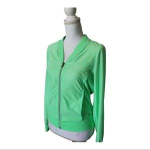 ADIDAS NEO WOMEN'S GREEN SWEATSHIRT FULL ZIP  SIZE M NWOT